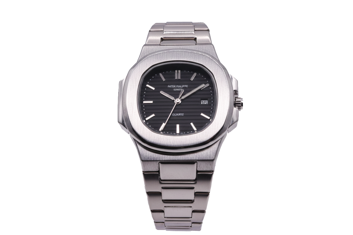 Patek Philippe Date Just Silver Black